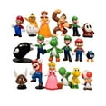 thumbnail image 1 of 18pcs/set Super Mario Action Figure Toy Decoration Gift, 1 of 4