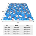 thumbnail image 3 of Pofeuu Gnomes in USA Print Ultra-Soft Micro Fleece Blanket,for Bed Or Sofa,All Season Throw Blankets Flannel Blanket-40"x30", 3 of 7