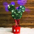 thumbnail image 3 of Disney-Árbol de Navidad de Mickey Mouse, modelo de figura de dibujos animados, flor Artificial, luz Led nocturna, decoración de mesa, regalo creativo de vacaciones, 3 of 4