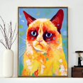 thumbnail image 2 of 5d Diamante Decoración De La Sala Pintura Pintura De Diamante Punto De Cruz Etiqueta De Diamante Completo Pintura De Diamante (5d Pintura De Diamante Gato 30 * 40 Cm, 2 of 4