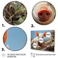 thumbnail image 3 of Designart "Pastoral Scene with a Pink Curious Piglet" Animals Floater Framed Wall Art Print, 3 of 7