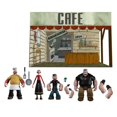 thumbnail image 3 of Juego de figuras de acción Popeye de lujo con 5 puntos en caja con accesorios Closeup Mezco Toyz, 3 of 3