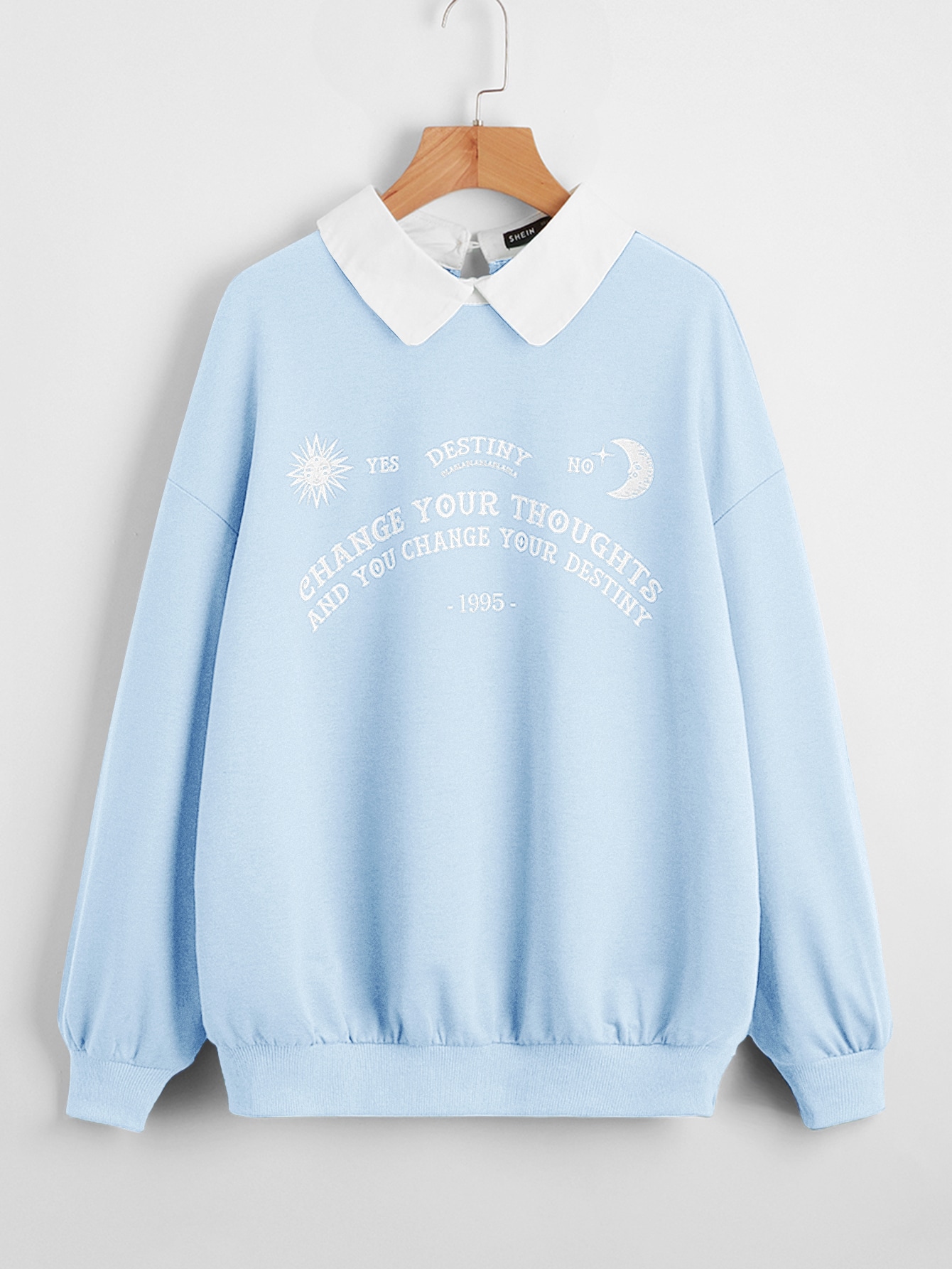 Women's Contrast Peter pan collar 