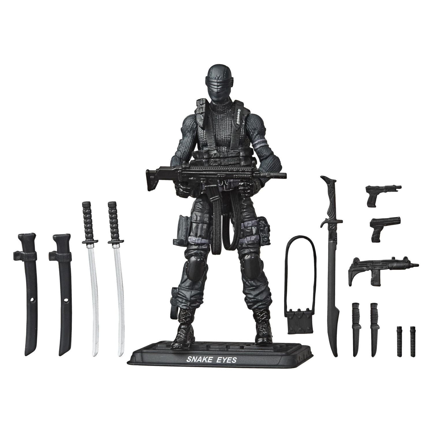 G.I. Joe Retro Collection Snake Eyes Toy 3.75-Inch-Scale Collectible Action Figure with Multiple Accessories, Toys for Kids Ages 4 and Up