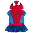 thumbnail image 3 of Marvel Spider-Man Big Girls Peplum T-Shirt and Leggings Outfit Set, 3 of 5