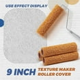 thumbnail image 3 of 3Pcs Textured Paint Roller Set, 9inch Small Textured Roller for Painting Walls Ceiling, Home Improvement Paint Supplies, 3 of 6