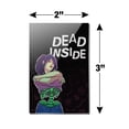 thumbnail image 3 of Dead Inside Girl with Exposed Skeleton Bones Rectangle Acrylic Fridge Refrigerator Magnet, 3 of 4