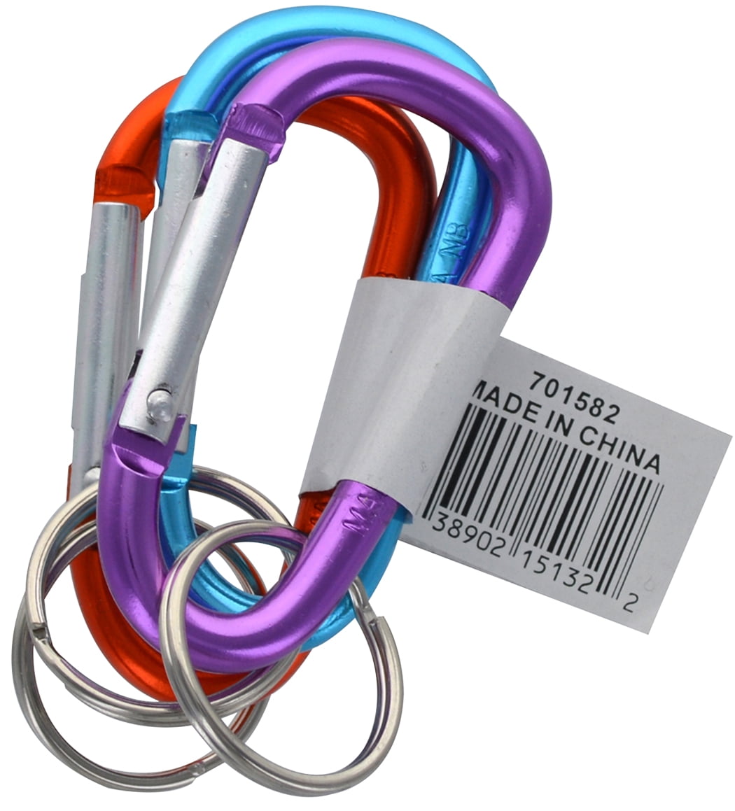 The Hillman Group Carabiner Sm-3 pieces-10 pack