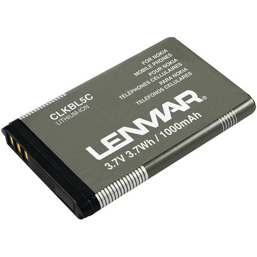 Lenmar CLKBL5C Replacement Battery for Nokia 1100 Series, 1600 Series