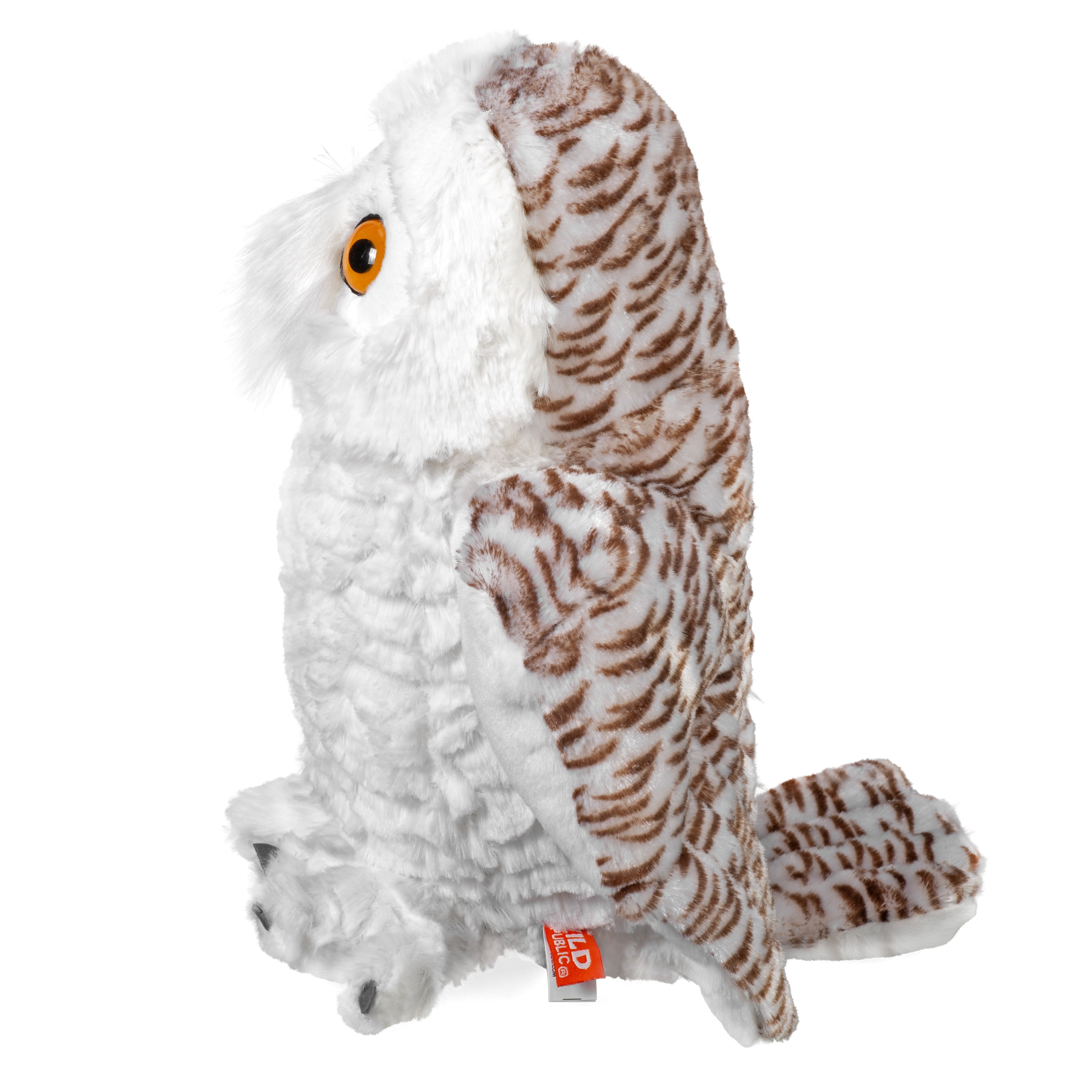 Wild Republic Snowy Owl Plush, Stuffed Animal, Plush Toy, Gifts for Kids, Cuddlekins, 12 Inches