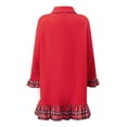 thumbnail image 4 of AIGUR Red Family Christmas Pajamas Matching Sets, Classic Plaid Design Christmas Family Matching Outfits, 4 of 10
