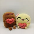thumbnail image 7 of Pancake and Choco Plush Pillow, 7 Inch Cute Chocolate and Pancake in Love Plushies Toy, Soft Stuffed Animal Pillow Gift for Fans,Christmas Home Decorative, 7 of 7