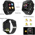 thumbnail image 4 of Fostbeen Smart Watch for Kids Ages 3-12 Years Old, Kids Phone Smart Watch Boys with SOS Call Camera Games Recorder Alarm Flashlight Music Player Christmas Birthday Gifts Toys for Boys Girls, 4 of 7