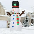 thumbnail image 6 of GOOSH Christmas Inflatable 5 FT Inflatable Christmas Snowman, Snowman Outdoor Christmas Decorations Blow Up Snowman Inflatable with lights, Christmas Outdoor Inflatable Decorations Clearance for Xmas, 6 of 7