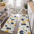 thumbnail image 2 of Pioneer Flower Floral Print Pattern Kitchen Rugs Sets Of 3,Kitchen Runner Rugs Non Skid Washable,Decorative Kitchen Floor Mats for Kitchen,Sink,Laundry,17X30 Inch + 17X47 Inch + 17X59 Inch, 2 of 6