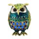 thumbnail image 1 of Joyero para decoración del hogar, regalos, organizador, estuche de almacenamiento, figura de animal portátil Azul, 1 of 9