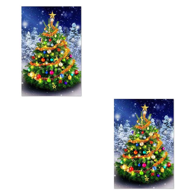 Monstrate Navidad diamante pintura rhinestone bordado pared año nuevo decoración hogar Type9 NO9