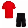 thumbnail image 2 of Nike Little Boys Dri-FIT Graphic Tee & Shorts 2 Piece Set Red76H367-023/Black, 5, 2 of 2
