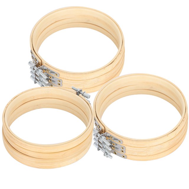 Círculo de Bordado de Tamamo Compacto, 12 piezas de 5.1in Aros de Bordado, Suministros de Costura para pinta Pinta de Sedas para el HOGAR