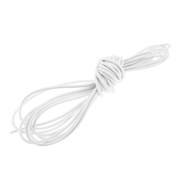 Amarre De Cordón Elástico De Cuerda Elástica De 2mm - Cubiertas Para Barcos/remolques 10m Blanco