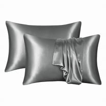 Tkrady 2Pcs Flourish Satin Pillowcase Set Silky Pillow Cases For Hair And Skin No Zipper Pillow Cover With Envelope Closure Pillow Case