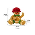 thumbnail image 2 of nvzhuang Christmas Gingerbread Plush Toy, Cute Gingerbread Stuffed Animals Doll Plush Toy, Home Holiday Party Decoration Ornament, 2 of 9