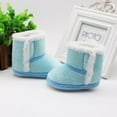 thumbnail image 5 of Newborn Baby Boys Girls Snow Winter Boots Infant Toddler Soft Sole Anti-Slip Winter Warm Crib Booties Shoes 0-18M, 5 of 7