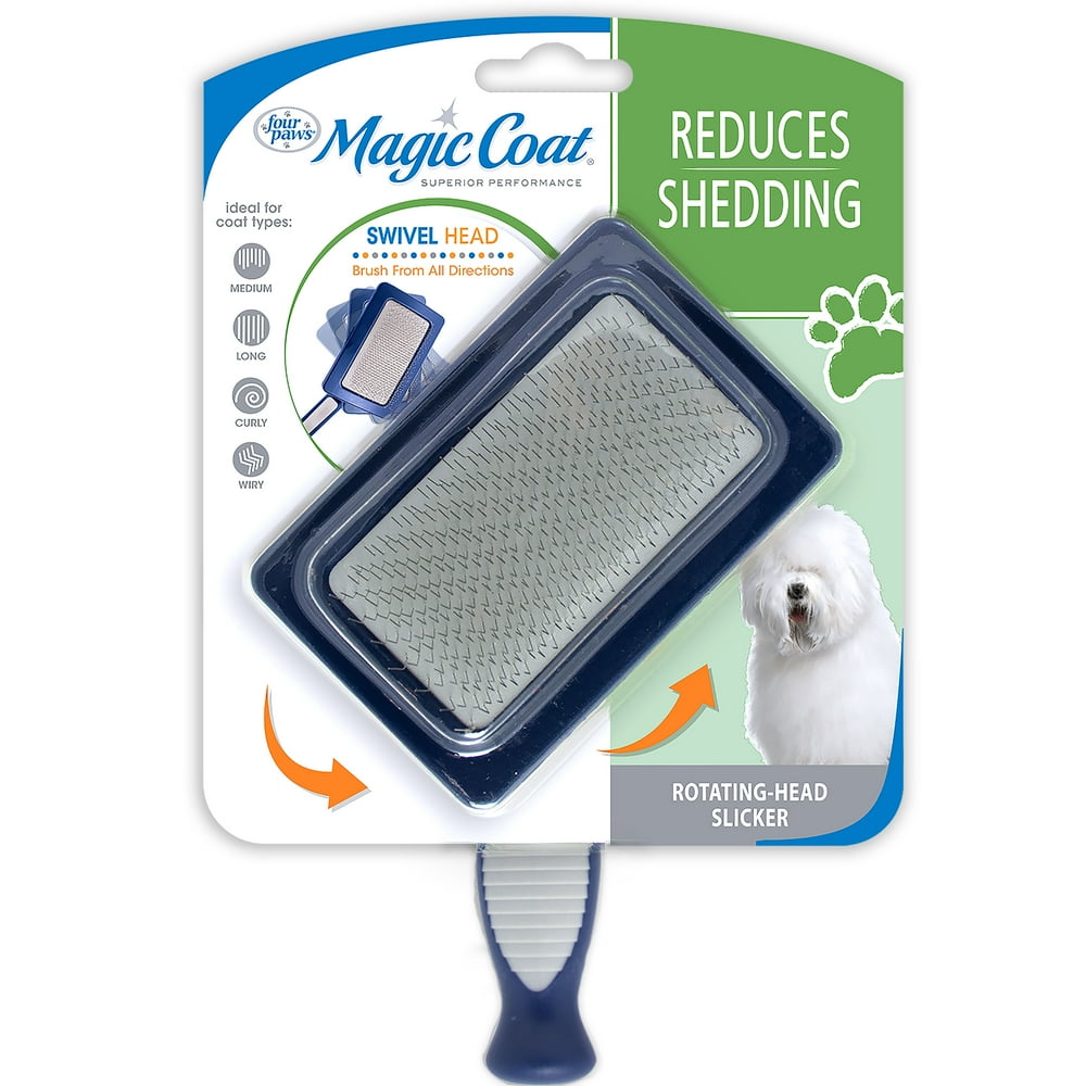 Four Paws Magic Coat Rotating Head Dog Slicker Brush, One Size