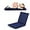 Navy, variant on GOFLAME Adjustable Floor Chair, 6-Position Folding Padded Gaming Sofa Chair, Cushioned Back Support, Lazy Sofa for Reading Meditation Games (Navy)