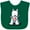 Green, variant on Inktastic Canada Day Westie Boys or Girls Baby Bib