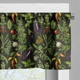 thumbnail image 7 of Ambesonne Vegetables Valance & Curtain 3 Pcs Set, Eat Your Veggies Theme, 55"x36", Orange Fern Green Black, 7 of 7