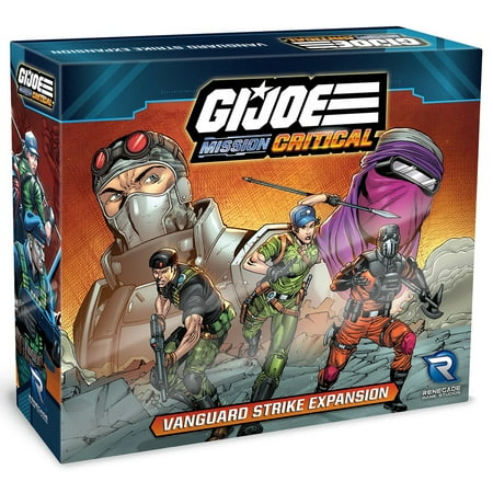 G.I. JOE Mission Critical: Vanguard Strike Expansion - RPG Cooperative Miniatures Boardgame, New Heroes, Nemesis & More, Ages 14+, 2-5 Players