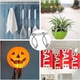 thumbnail image 6 of NOGIS 100 Pcs Drop Ceiling Hook Clips with Hook, Grid Hanging Ceiling Hook Clips for Office, Classroom, Home, Party and Wedding Decoration (Black), 6 of 7