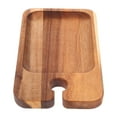thumbnail image 6 of GOOHOCHY Wooden Tray with Handles for Kitchen Counter Khaki Color Portable Design Wood Material 14.5 x 9.5 inches, 6 of 8