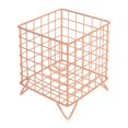 thumbnail image 1 of Soporte duradero para cápsulas de café, cesta de almacenamiento para cápsulas de café espresso K-Cup, arte en metal Rosa roja, 1 of 8