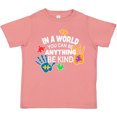 thumbnail image 3 of Inktastic In a World You Can Be Anything Be Kind Autism Awareness Boys or Girls Toddler T-Shirt, 3 of 5