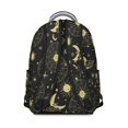 thumbnail image 2 of Gothic Moon Backpack for Student Waterproof Durable School Bag with Celestial Starry Night Print, Adjustable Straps, Breathable Padding, Large Capacity for School and Outdoor Use, 2 of 4