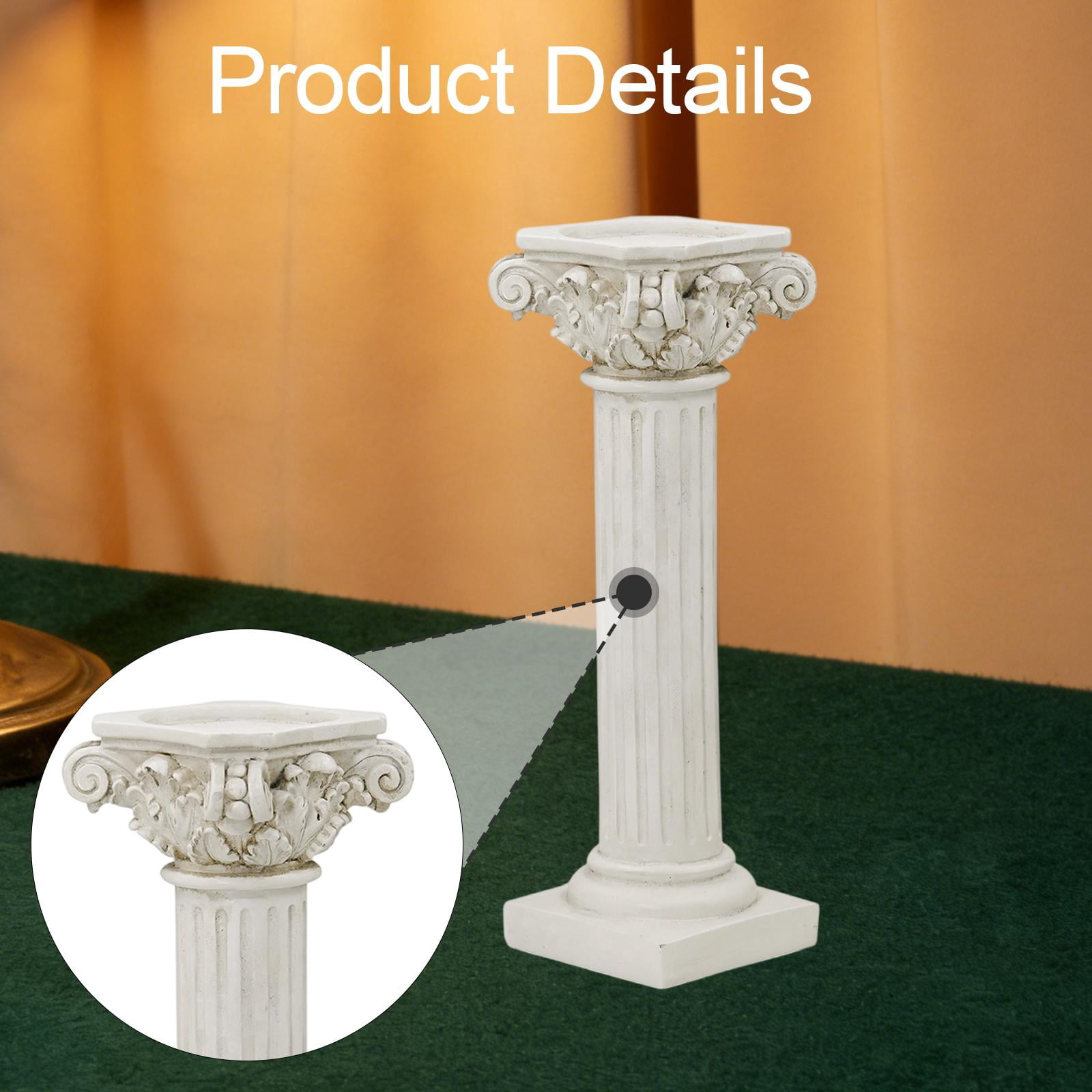 WLPZXP Roman Column Pillar Art Garden Architectural Sculpture for Table Patio Scene L