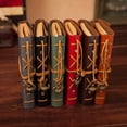 thumbnail image 3 of Classic Vintage Style Anchor & Rudder Decorated PU Cover Notebook Travel Diary Sketchbook (Coffee), 3 of 5