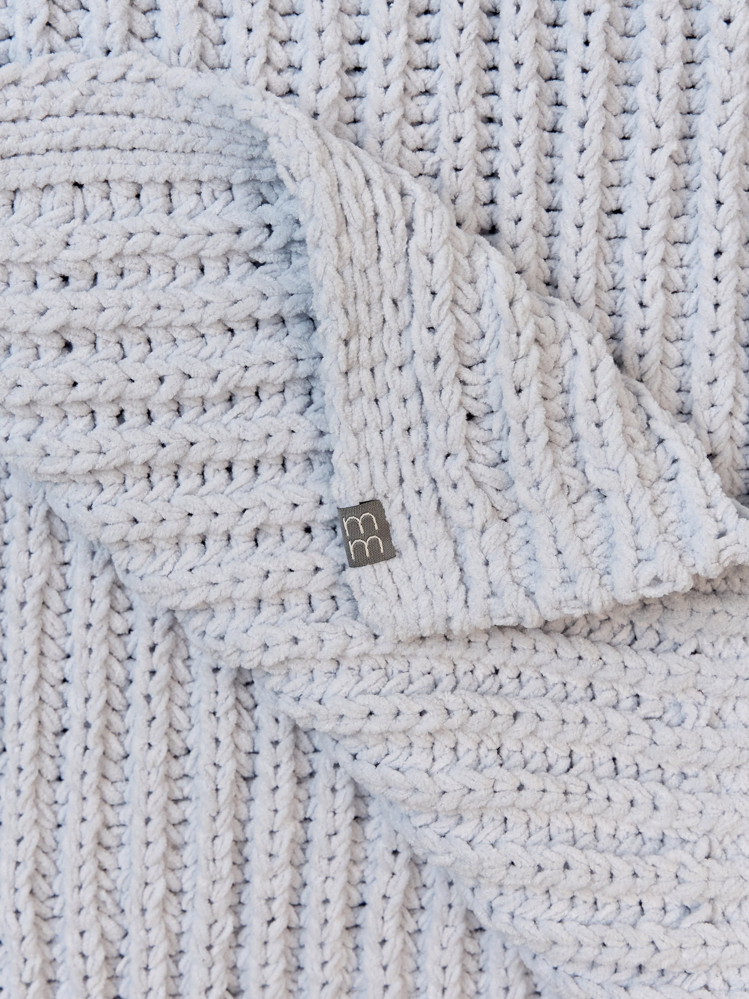Modern Moments by Gerber Baby Neutral Chenille Blanket, Gray Dawn, One Size