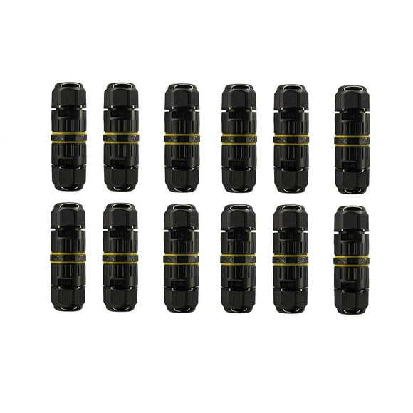 M16 Boîtes de Jonction Électriques IP68 Connecteur de Câble Étanche Portée des Fils (3.5-10mm) pour Réparer et Étirer Câbles de Puissance Lumière de Tunnel Arbre LED (2Pin) (12) ASIN : B0CTTWFHDHD