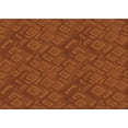 thumbnail image 1 of Ahgly Company Indoor Rectangle Patterned Orange Red Orange Area Rugs, 6' x 9', 1 of 6