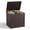Brown, variant on LOJIAWOWE 200 Gallon Resin Deck Box, Waterproof Lockable Outdoor Storage Container for Patio Furniture, Pool Supplies, Black