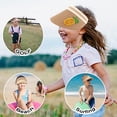 thumbnail image 5 of Sombrero de paja con protección solar de 50-54 cm de circunferencia, sombrero de verano para mujer, lindo sombrero de copa vacío con forma de fruta, sombrero para el sol para niños, estilo tipo:, 5 of 5