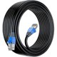 thumbnail image 1 of Cable de red Ethernet Cat6 para exteriores, impermeable, de 50 m, para instalación subterránea directa - UTP - CCA - 550 MHz - Negro 50 metros, 1 of 5