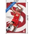 thumbnail image 3 of NBA Atlanta Hawks - Bogdan Bogdanovic 21 Wall Poster, 14.725" x 22.375", 3 of 3