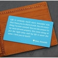 thumbnail image 2 of Darling Souvenir Custom Engraved Personalized Metal Wallet Card Mini Love Note Gift For Him, 2 of 4