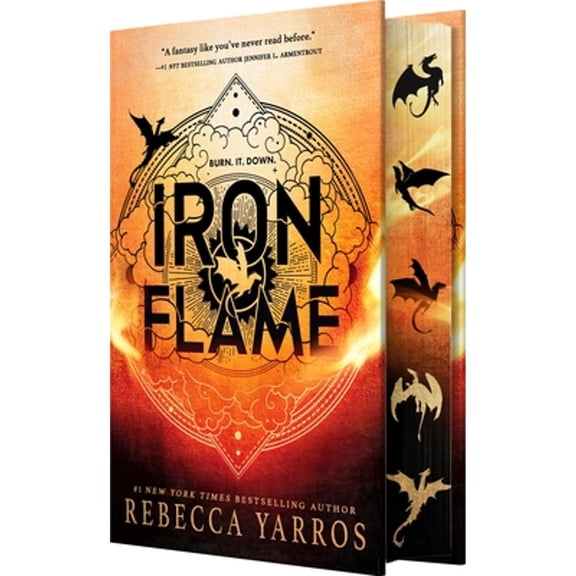 Pre-Owned Iron Flame (Wing and Claw Collection) (The Empyrean, 2), 9781649379399, 1649379390, Hardcover, Deluxe Edition edition