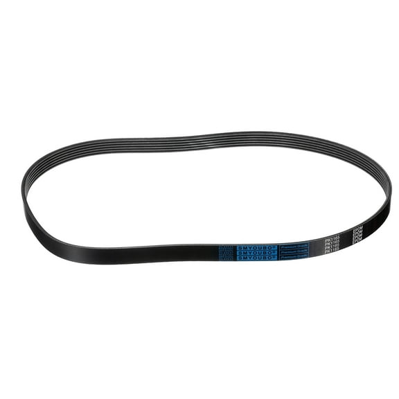 6PK1165 V-Ribbed Belt 6 Ribs 1165mm Length x 21mm Width x 5mm Height, EPDM Micro V Serpentine Belt