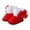 Red, variant on Girls Boys Snow Boots Toddler Warm Winter Shoes Anti Slip Walker Newborn Booties for Little Kids